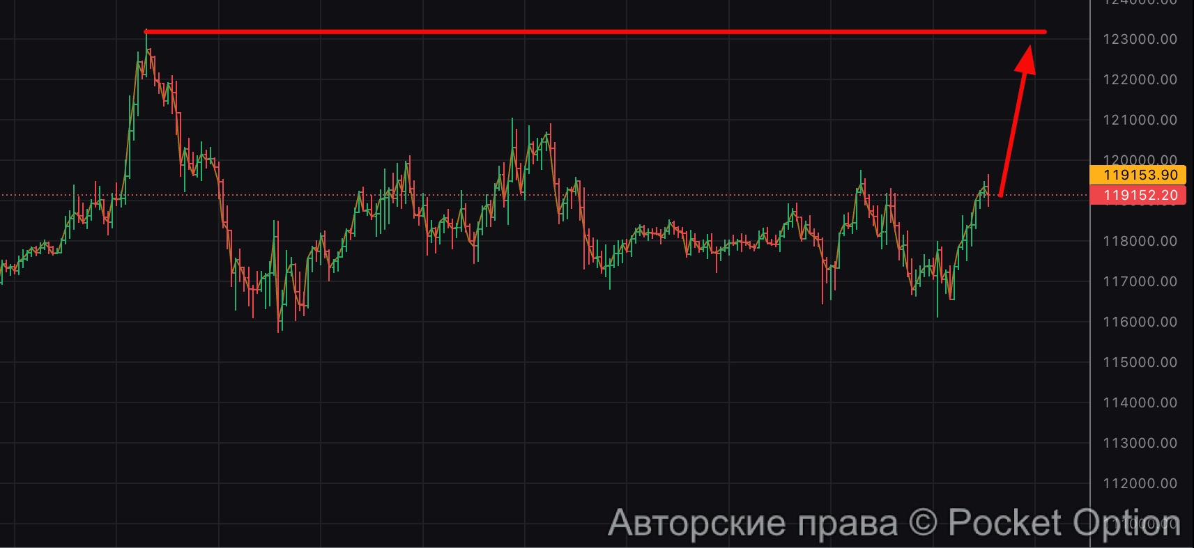 биток вверх