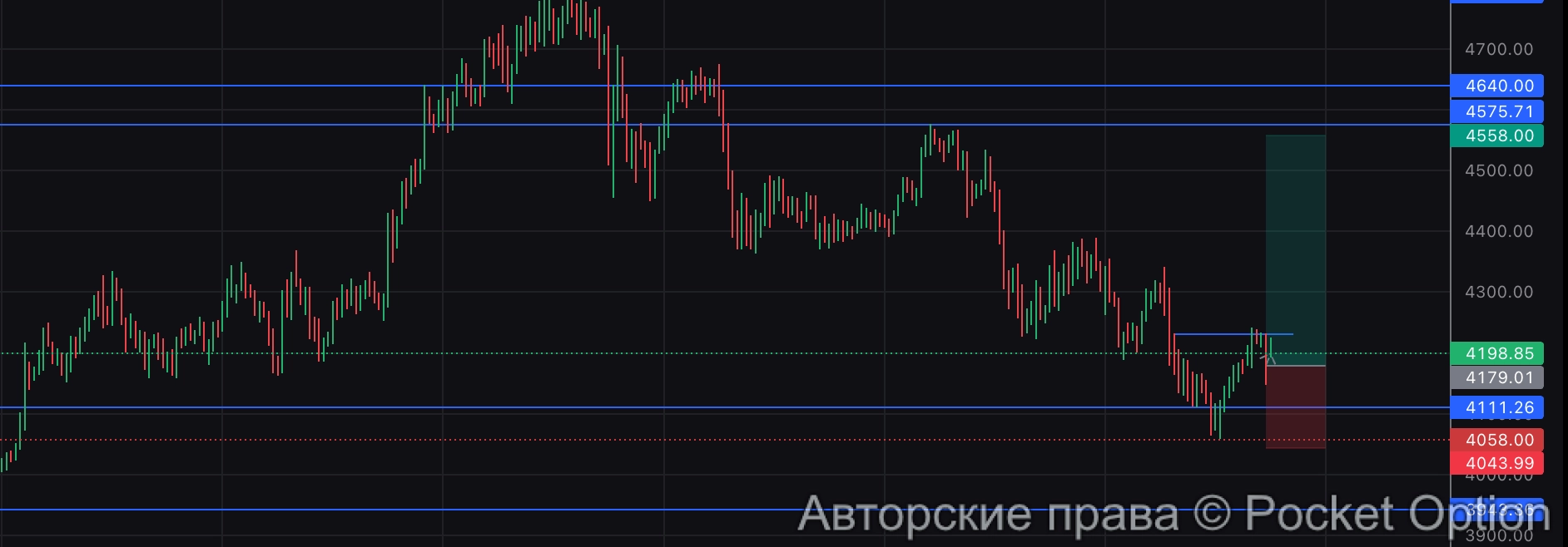 эфир отскочил