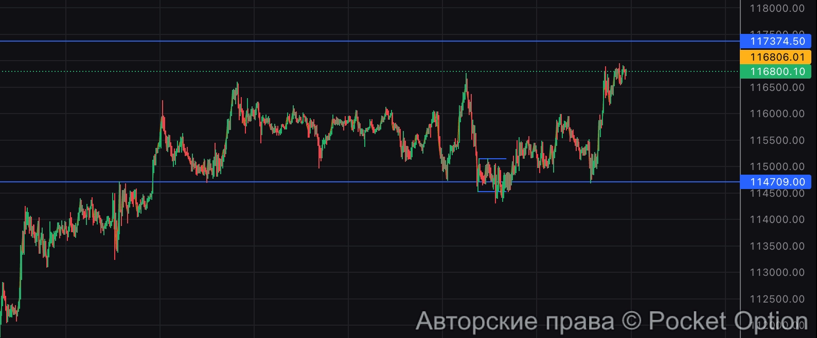 биткоин по 116800