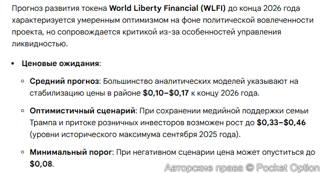 Прогноз по развитию