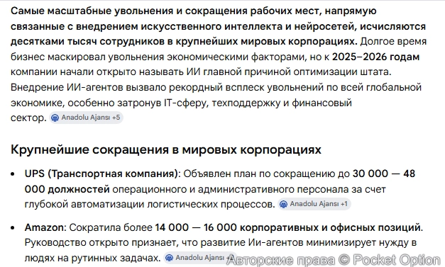 Сокращение людей