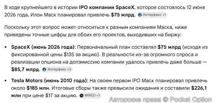 Инвестиции Спейс Икс