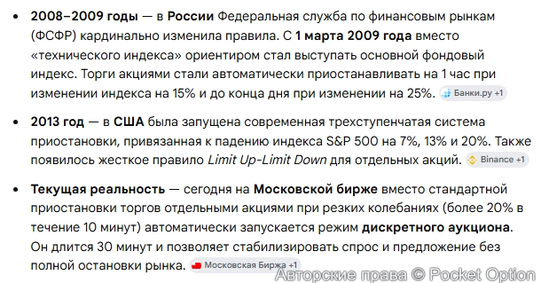 Приостановка торгов 1
