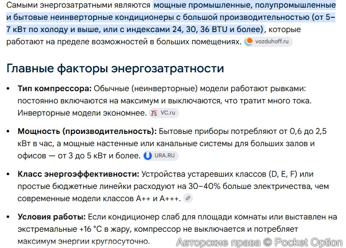 Энергозатратные кондиционеры