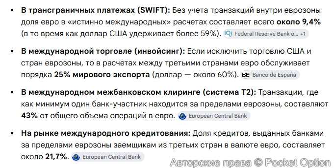 Расчеты в евро 1