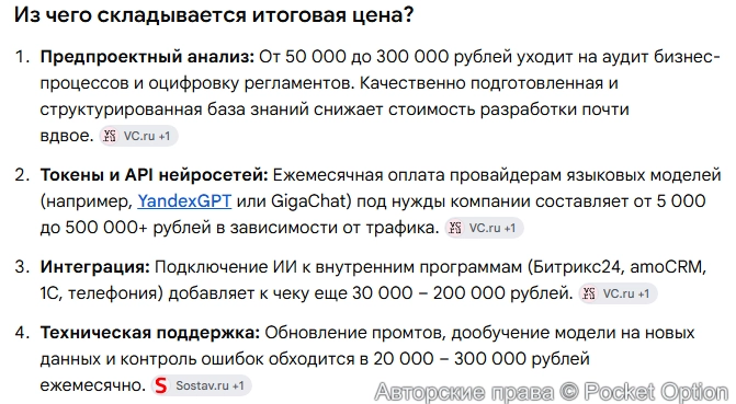 Стоимость ИИ 1