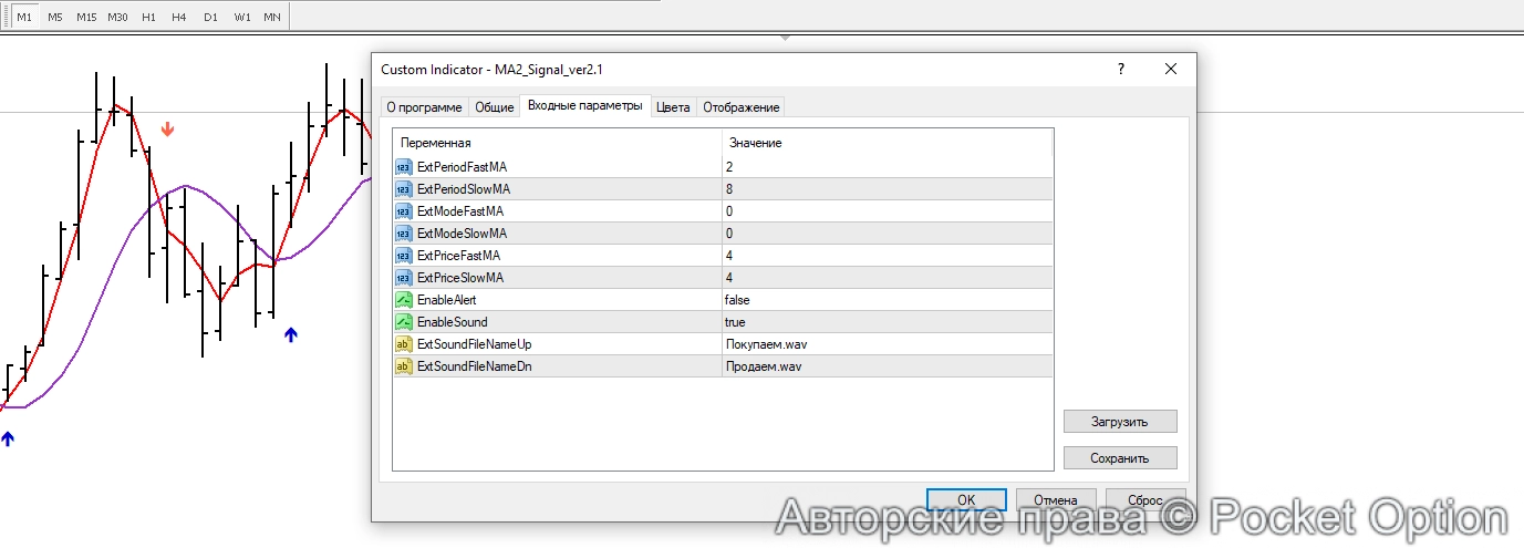 ма настройки